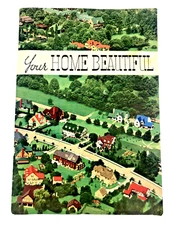 Vintage 1936 Color Book "YOUR HOME BEAUTIFUL" 24 Pages Paints by Du Pont