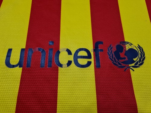 MAGLIA CALCIO BARCELLONA 2013 2014 TRASFERTA MAGLIA CALCIO CAMISETA tgS NIKE - Foto 7 di 15
