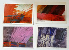ALBERT IRVIN 77-83   1983 ART EXHIBITION CARDS x 4