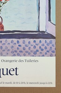 Albert MARQUET — Affiche originale d'exposition, Orangerie des Tuileries, Paris — vue 5 sur 7