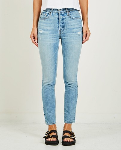 GRLFRND Denim Blue Jeans Karolina 