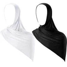 Handepo 2 Pcs Instant Hijab Jersey Hijab for Women Muslim Head Scarf Lightwei...