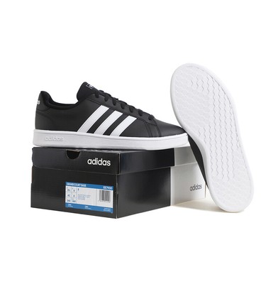 Adidas Grand Court Base Men's Tennis Shoes Training Casual Black EE7900 |  eBay