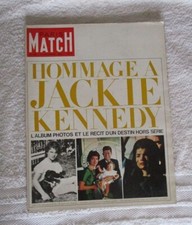 PARIS MATCH N°766 14 DECEMBER 1963 TRIBUTE TO JACKIE KENNEDY