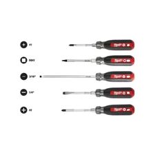 Cushion Grip Screwdriver Set (5-Piece)
