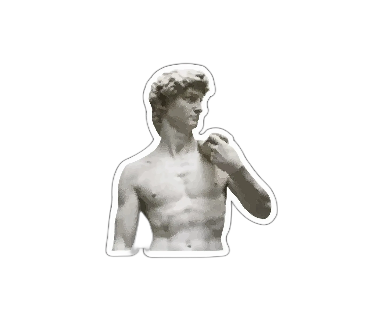 Greek Statue Sticker Decal 2