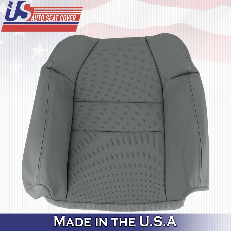 Capas de assento de couro sintético cinza 2002 para Acura MDX driver lateral superior e inferior - Imagem 4 de 4