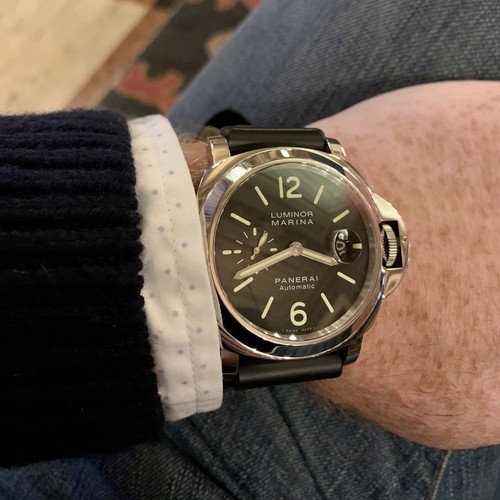 Panerai Luminor Marina Men's Black Watch PAM00104 for sale