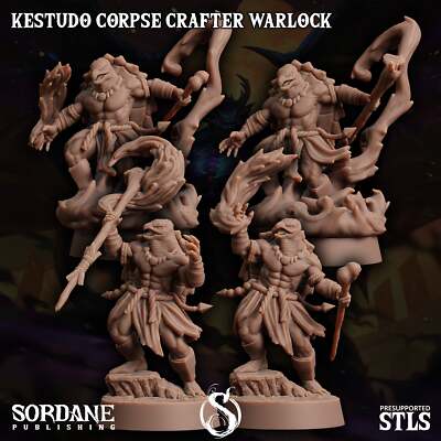 3D Printed Sordane Publishing Kestudo Corpse Crafter Warlock Monster Mayhem II