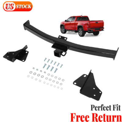 For Colorado GMC Canyon 15-22 Class-3 Trailer Rear Bumper Tow Hitch Receiver 2''