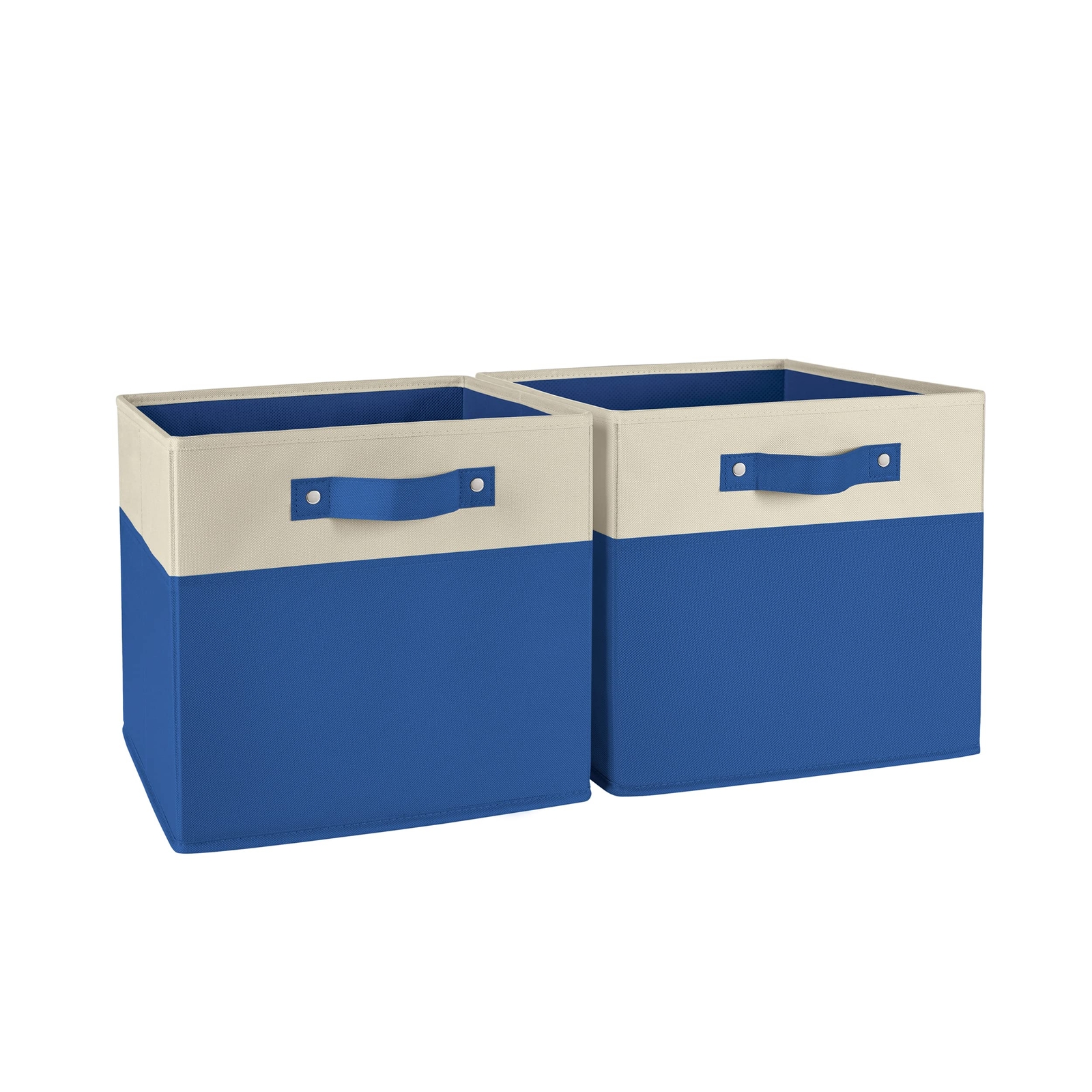 RiverRidge Kids storage bins - 10.5 Cube Storage Organizer with Handles – Blu...