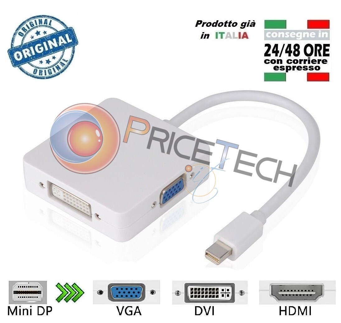 Equip 133433 Mini Displayport TO Dvi-i Dual Link Adapter - Converters (PER.75960 Equip 133433 Mini Displayport TO Dvi-i Dual Link Adapter - Converters (PER.75960