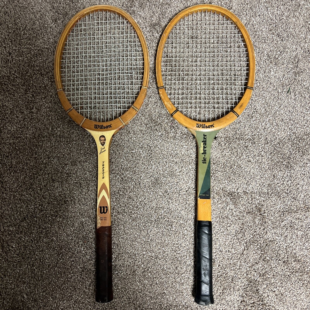 Vintage Tennis Rackets Decor Jack Kramer Wilson | eBay