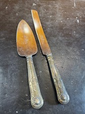 Treasure Masters Sheffield England Stainless Steel Wedding Cake Knife Server Set