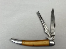 2 BLADE FOLDING Pocket KNIFE Storage Unit Find AICO JAPAN 21