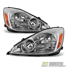 For 2004-2005 Toyota Sienna Headlights Headlamps Left+Right 04-05 Halogen Lights