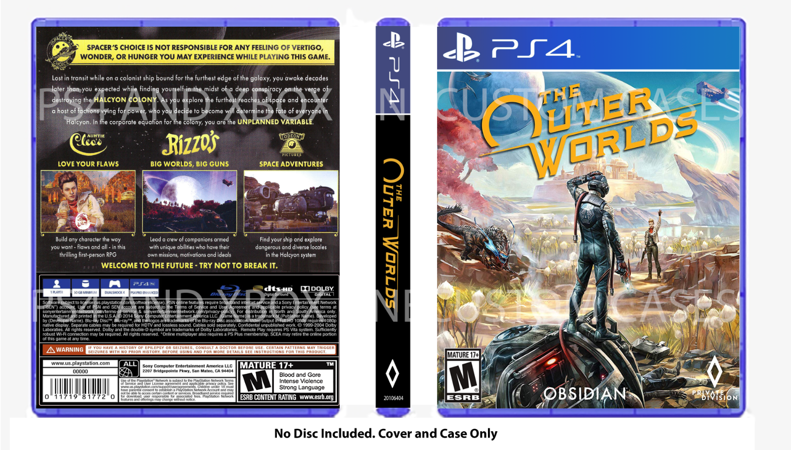 Outer Worlds - Sony PlayStation 4 for sale |