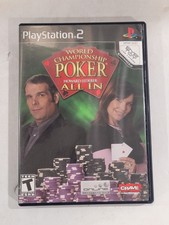 World Championship Poker: All In (Sony PlayStation 2, PS2) Black Label No Manual