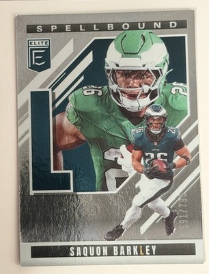 2025 Panini Donruss Elite Football SAQUON BARKLEY Spellbound #5 /799