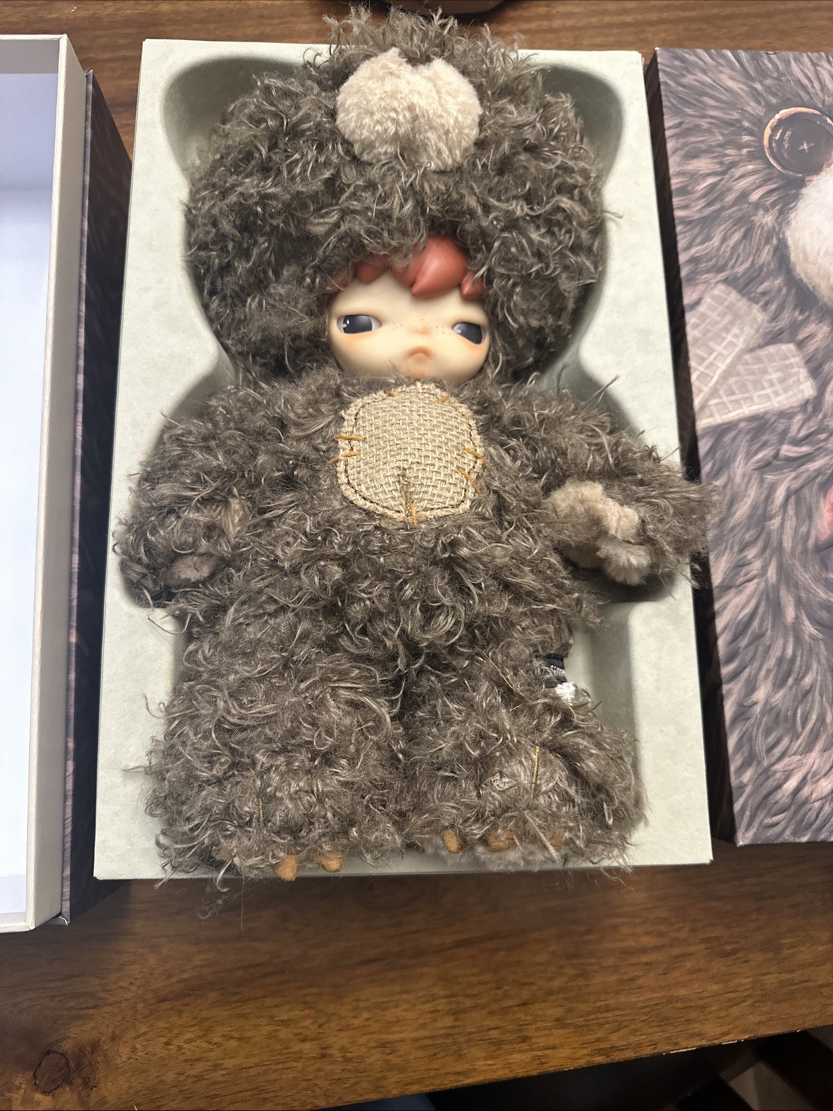 Pop Mart- HIRONO Bear Vinyl Plush Doll NEW Large US