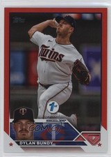 2023 Topps Series 1 1st Edition Red Foil 7/50 Dylan Bundy #136 v9t