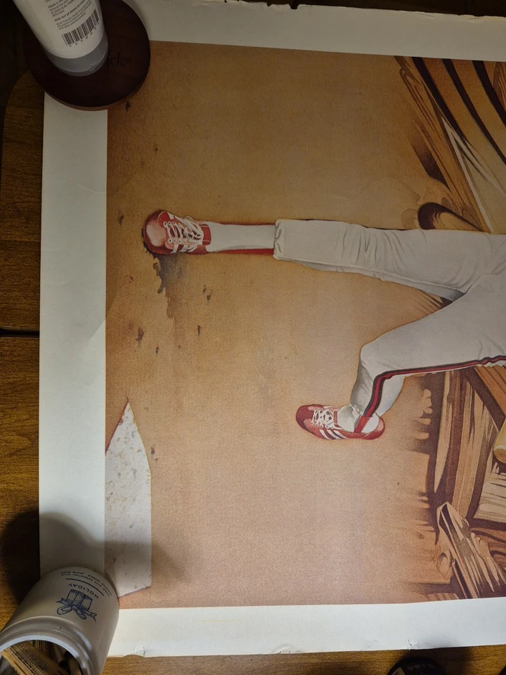 Litografía limitada Rod Carew 1979 por Mel Ramos ¡Prueba de impresoras! LEER... Foto 4 de 4