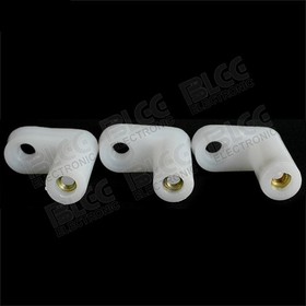 50pcs arcade L Type PCB Mounting Feet with Screw for JAMMA MAME Game PCB Board E