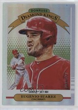 2019 Panini Donruss Diamond Kings Career Stat Line /327 Eugenio Suarez #25 y0i