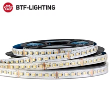 5M 12V/24V 5050 RGBCCT LED Strip Light, 6Pin, 96 Leds/M, Black/White PCB