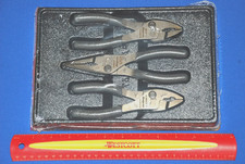 Snap-on New 3 Piece 6 Talon Grip Dark Titanium Grey Slip-joint Pliers Set