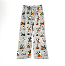 Peanuts Fleece Pajama Pants Women's S Halloween Snoopy Woodstock Soft