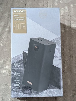 ROMOSS PEA60 R5PEA60152214 N3 Power Bank Battery Bank Charger 60k