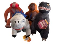 4 Godzilla X Kong The New Empire Godzilla Plushes 8" 2024 Toy Factory NWT