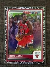 ADAMA SANOGO 2023-24 OPANINI HAUNTED HOOPS #47 SPIDER WEB (RC) SP