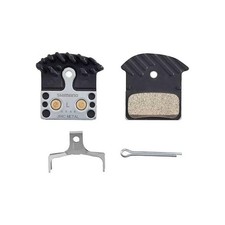 Shimano J04C-MF Disc Brake Pads and Springs - Metal Compound Finned Alloy and