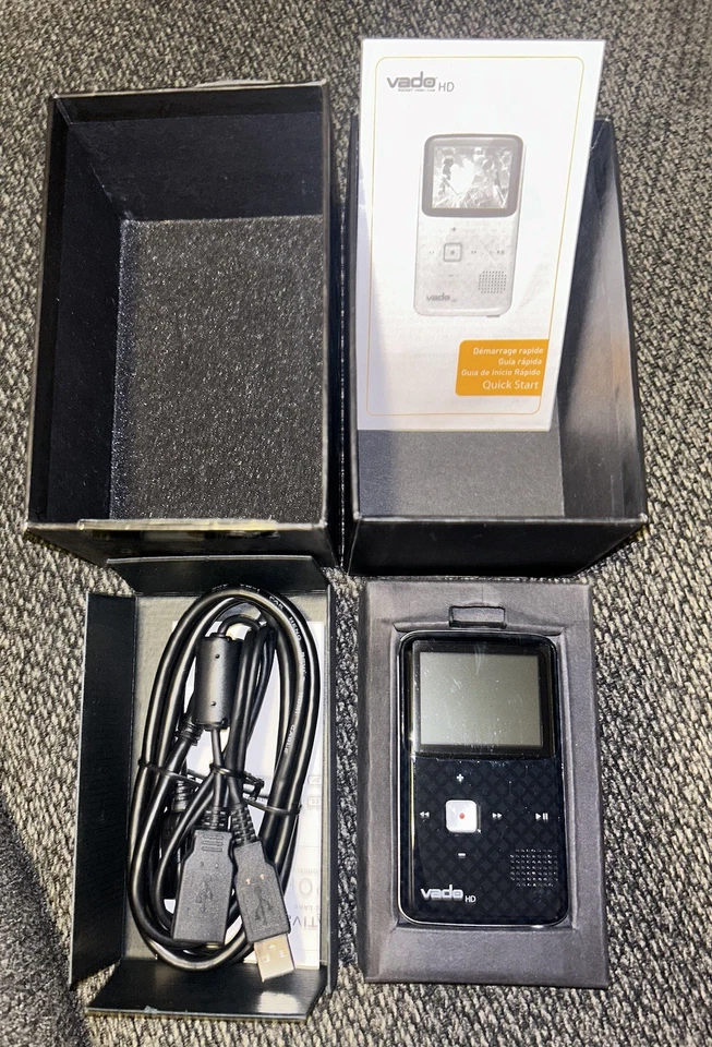 Creative Labs Vado HD VF0624 Pocket Video Cam Model 3 RED Never Used - Image 4 of 4