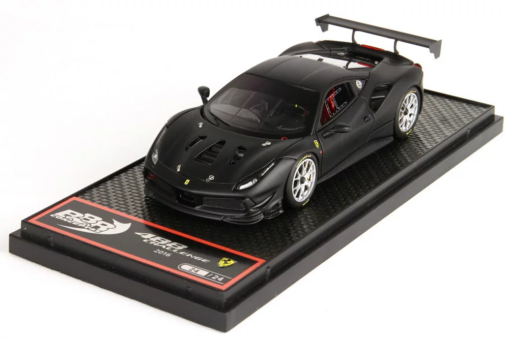 BBR 1/43 Ferrari 488 Challenge Matte Black Limited 24 | eBay