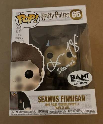 Funko Pop! #65 Harry Potter Seamus Finnigan Signed By Devon Murray SWAU