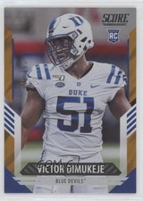 2021 Score Rookies Lava 238/575 Victor Dimukeje #397 gd1