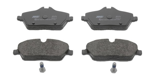 Bremsbelagsatz Scheibenbremse Jurid 573137J FüR BMW Schachtel 1Er E87 E81 E88-image