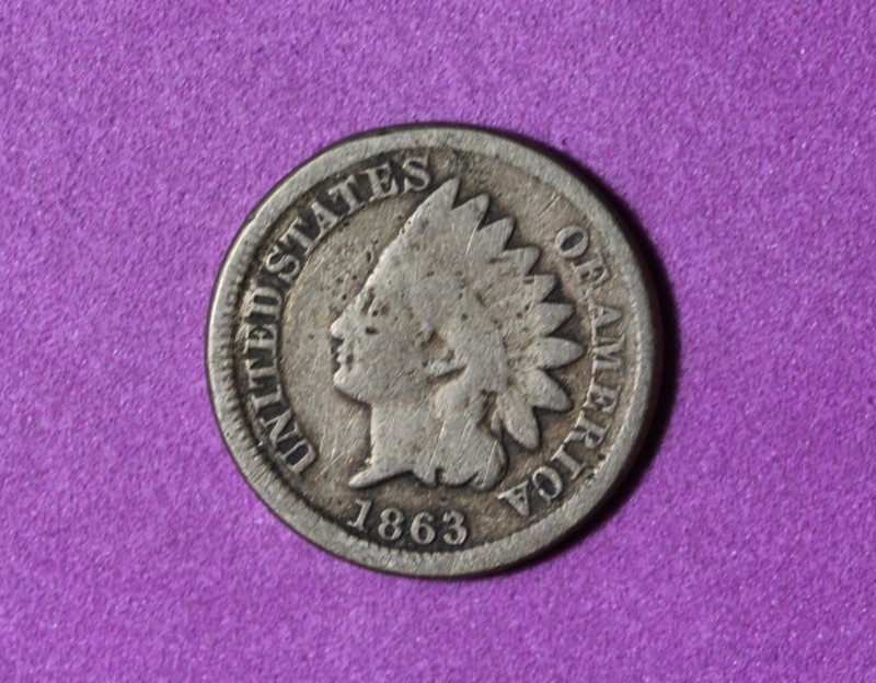 1863- Indian Head Penny #P34209