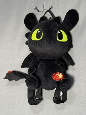Universal Epic Universe How To Train Your Dragon Toothless Plush Backpack NEW