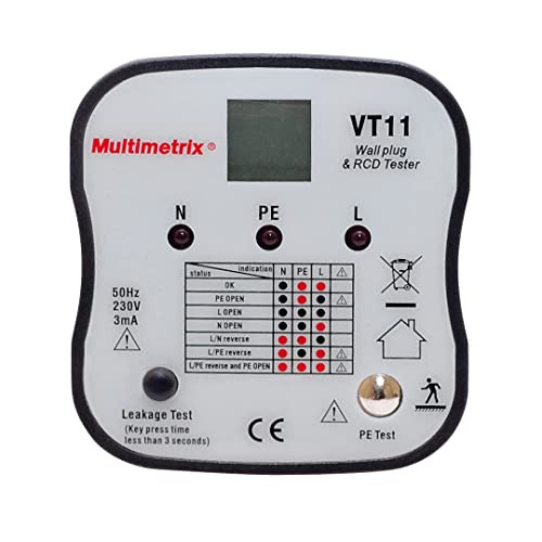 Testeur de prise MMXP06230304 Multimerix Arnoux pour résoudre l'absence de terre