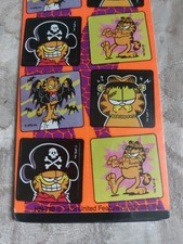 Vintage 1978 Garfield Stickers Halloween 1 Sheet
