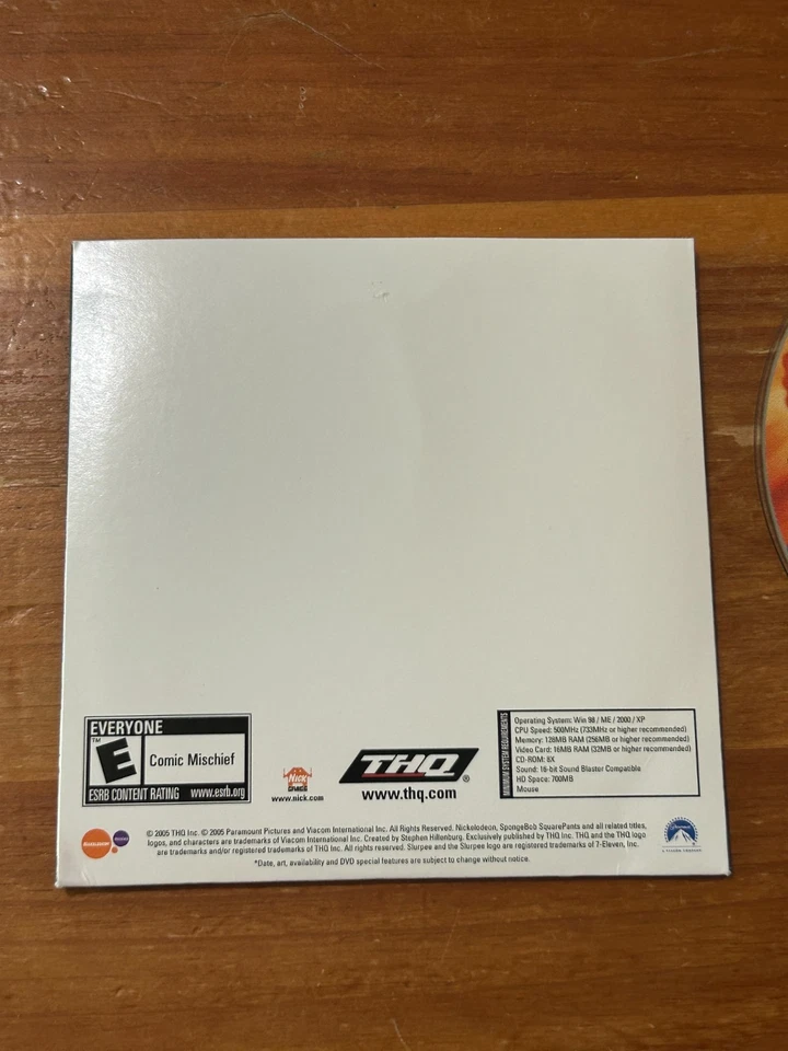 SpongeBob SquarePants Movie PC CD ROM Game Demo Slurpee - Image 2 of 2