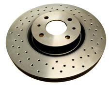 Disco freno anteriore ventilato forato ORIGINALE - 500 ABARTH TURISMO 2016 51938383