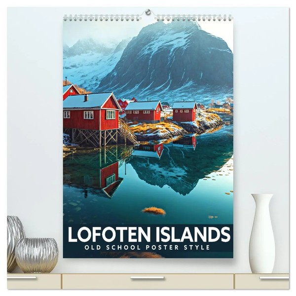 Val Thoermer | Lofoten Islands - Old School Poster Style (High Quality...-image