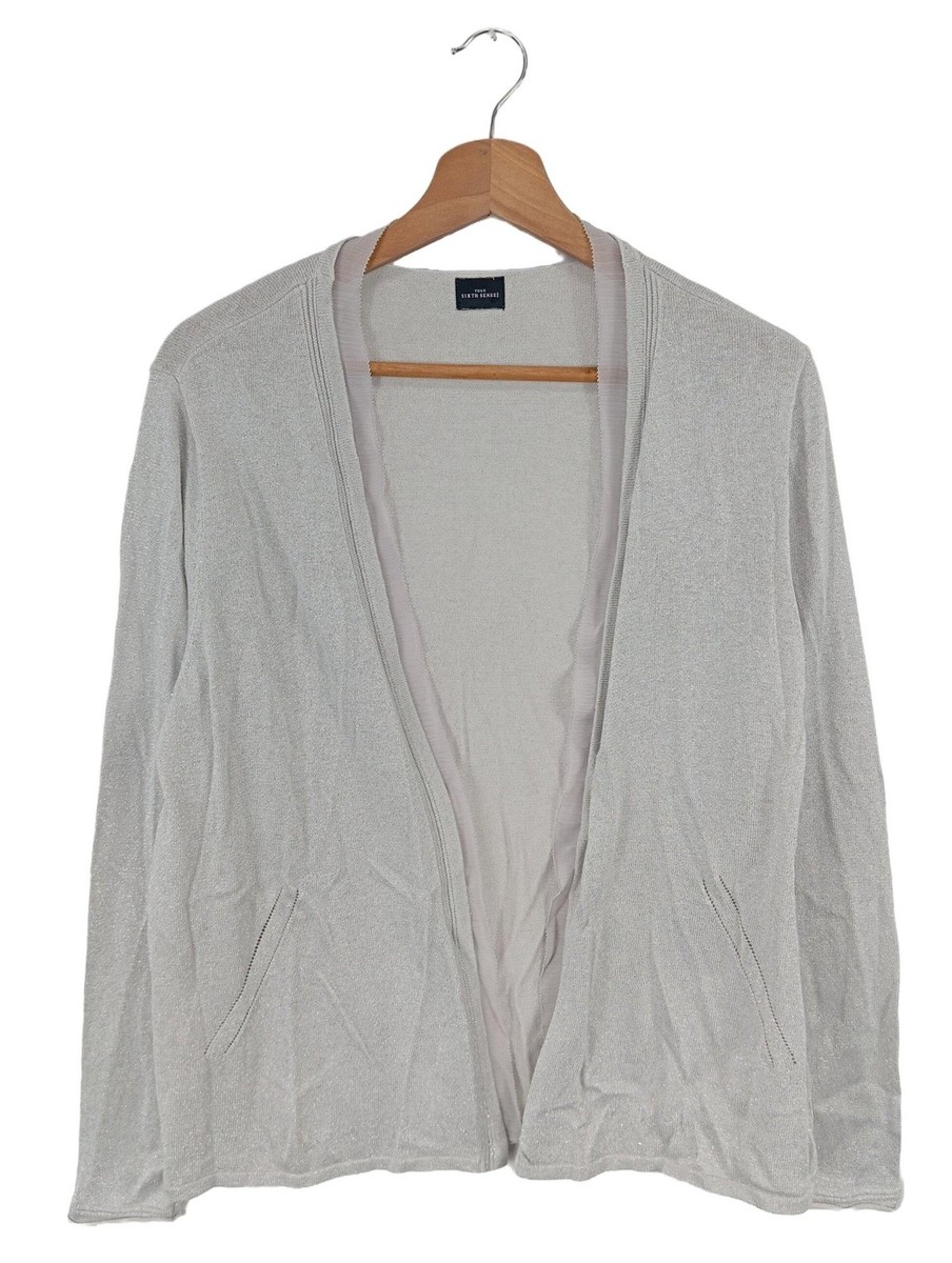 YOUR SIXTH SENSE Cardigan Damen Jacke DE 40 hellgrau Casual