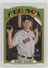 2021 Topps Heritage SP Action Image Variation Bobby Dalbec #185 y5m