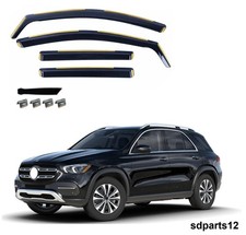 Windabweiser Getönt Regenabweiser Passend Für Mercedes Benz GLE V167 2020 /4-Tlg